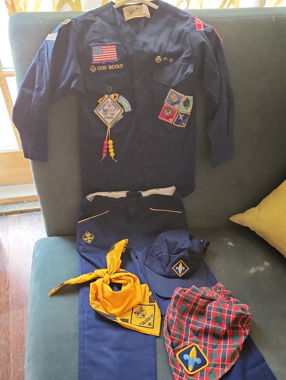 Vintage Boy Scouts Of America Uniform.